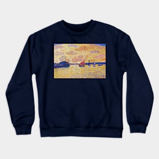 Watsons Bay yellow sunset Crewneck Sweatshirt